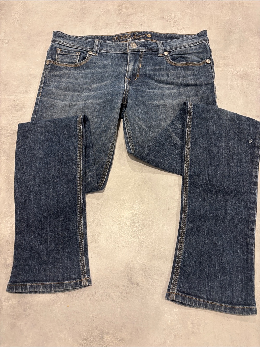 Guess Women’s  Blue Skinny Leg Jeans
